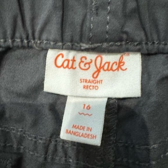Cat & Jack Boys' Stretch Straight Fit Pull-On Woven Pants NWOT, size 16 - Picture 4 of 12